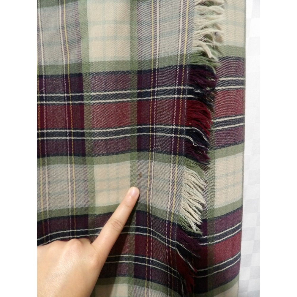 TALBOTS Vintage Wool Plaid Wrap Skirt | 4 - Picture 3 of 8